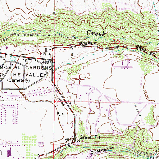 Topographic Map of The Church of Jesus Christ of Latter Day Saints, UT
