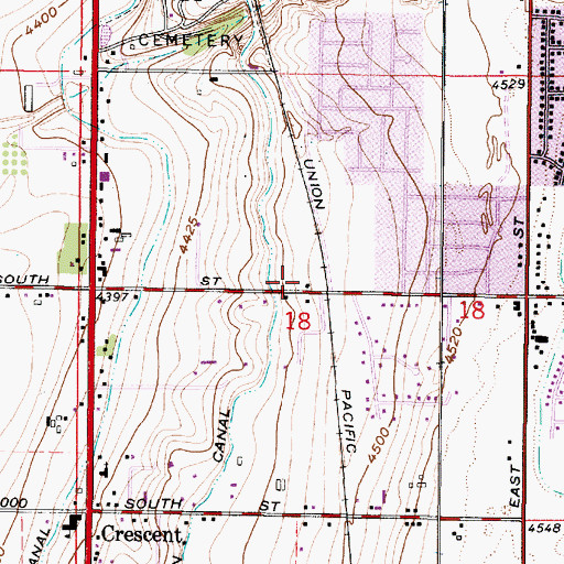 Topographic Map of The Church of Jesus Christ of Latter Day Saints, UT