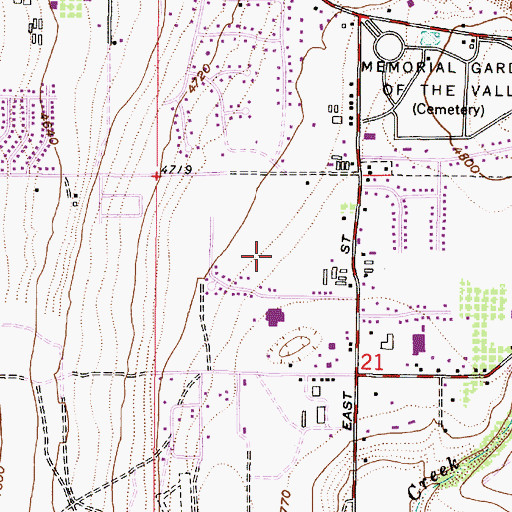 Topographic Map of The Church of Jesus Christ of Latter Day Saints, UT