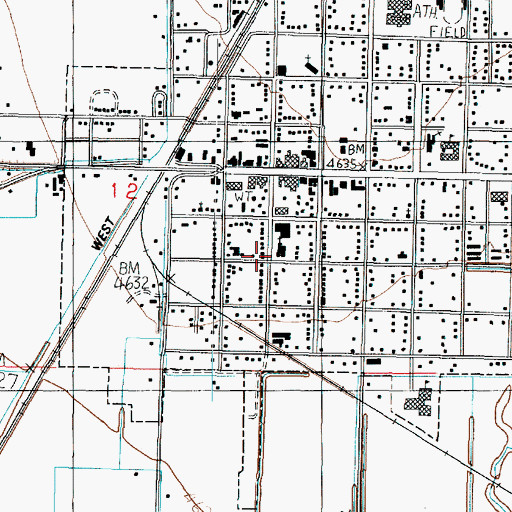 Topographic Map of The Church of Jesus Christ of Latter Day Saints, UT