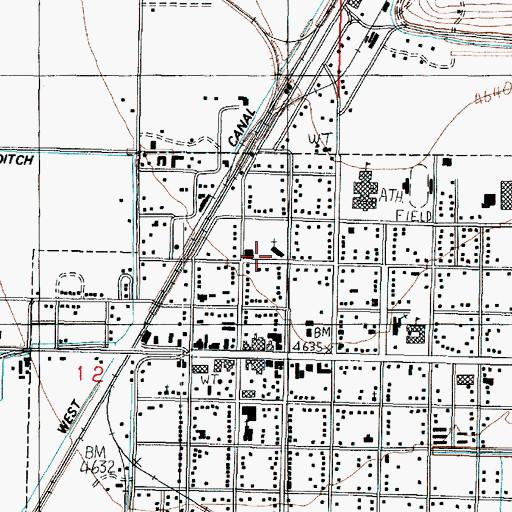 Topographic Map of The Church of Jesus Christ of Latter Day Saints, UT