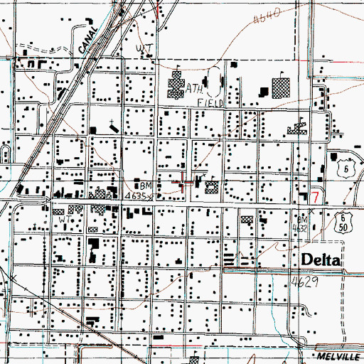 Topographic Map of The Church of Jesus Christ of Latter Day Saints, UT