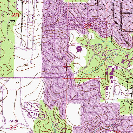 Topographic Map of Regency, AL