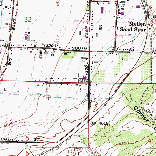 Topographic Map of The Church of Jesus Christ of Latter Day Saints, UT