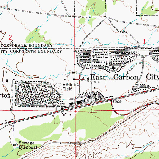 Topographic Map of The Church of Jesus Christ of Latter Day Saints, UT