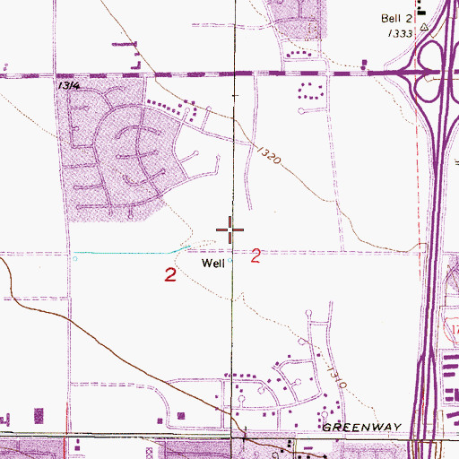 Topographic Map of Conocido Park, AZ