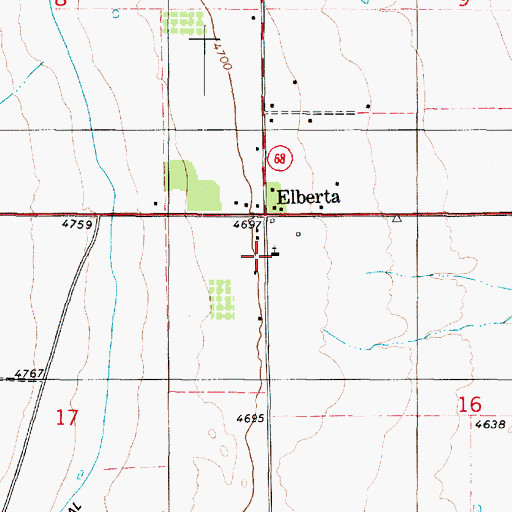 Topographic Map of The Church of Jesus Christ of Latter Day Saints, UT