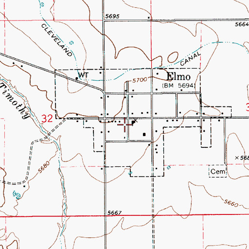 Topographic Map of The Church of Jesus Christ of Latter Day Saints, UT