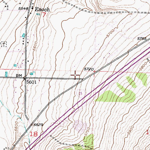 Topographic Map of The Church of Jesus Christ of Latter Day Saints, UT