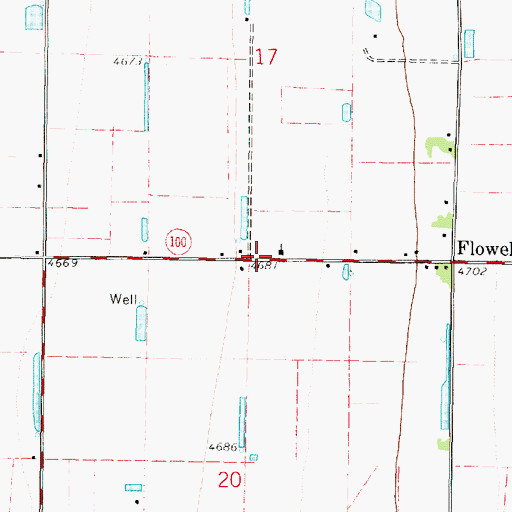 Topographic Map of The Church of Jesus Christ of Latter Day Saints, UT
