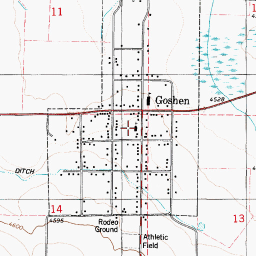 Topographic Map of The Church of Jesus Christ of Latter Day Saints, UT