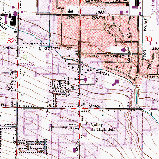 Topographic Map of The Church of Jesus Christ of Latter Day Saints, UT