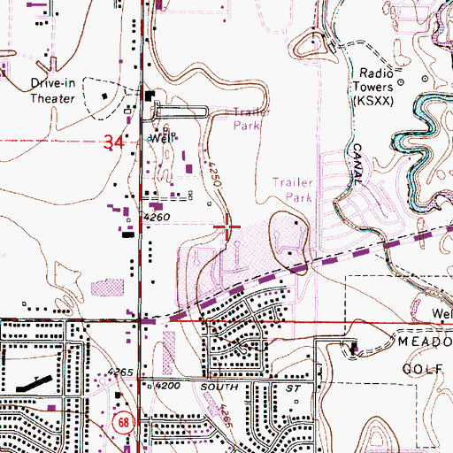 Topographic Map of The Church of Jesus Christ of Latter Day Saints, UT