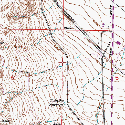 Topographic Map of The Church of Jesus Christ of Latter Day Saints, UT