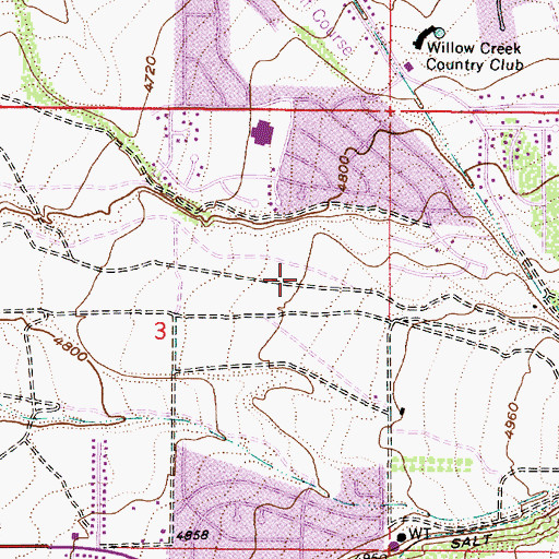 Topographic Map of The Church of Jesus Christ of Latter Day Saints, UT