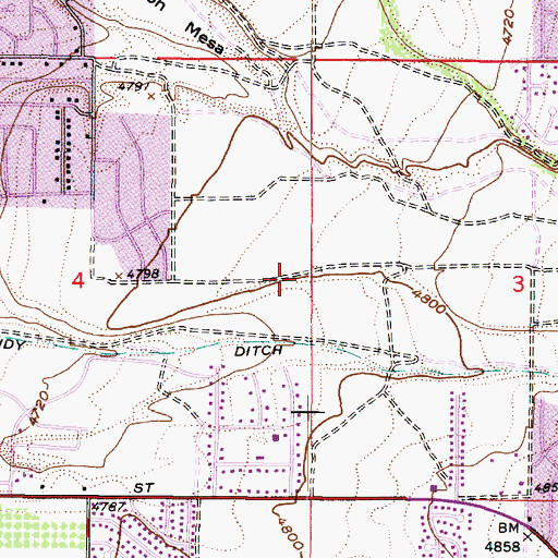 Topographic Map of The Church of Jesus Christ of Latter Day Saints, UT