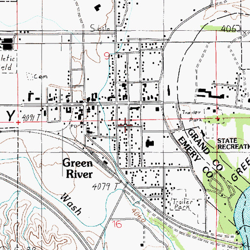 Topographic Map of The Church of Jesus Christ of Latter Day Saints, UT