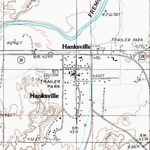 Topographic Map of The Church of Jesus Christ of Latter Day Saints, UT