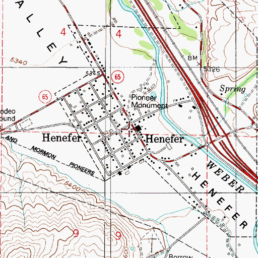 Topographic Map of The Church of Jesus Christ of Latter Day Saints, UT