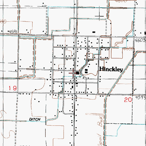 Topographic Map of The Church of Jesus Christ of Latter Day Saints, UT