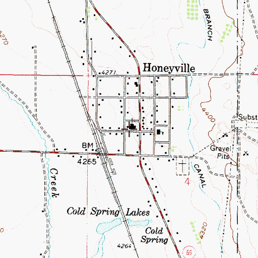Topographic Map of The Church of Jesus Christ of Latter Day Saints, UT