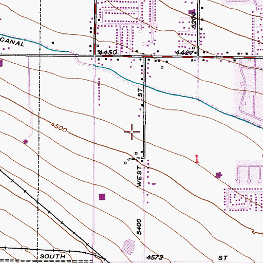 Topographic Map of The Church of Jesus Christ of Latter Day Saints, UT