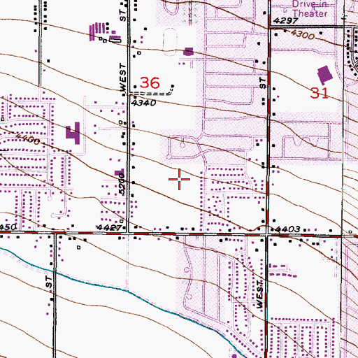Topographic Map of The Church of Jesus Christ of Latter Day Saints, UT
