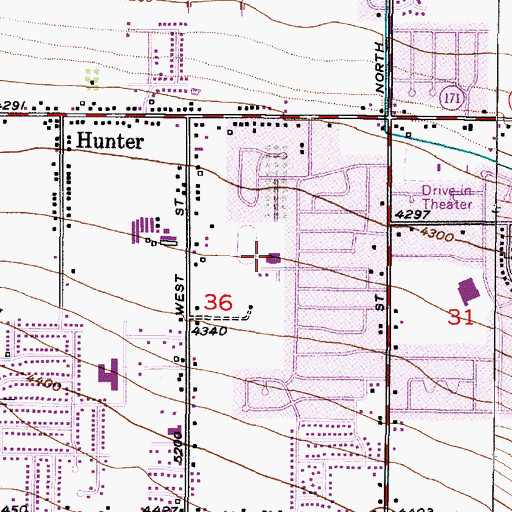 Topographic Map of The Church of Jesus Christ of Latter Day Saints, UT
