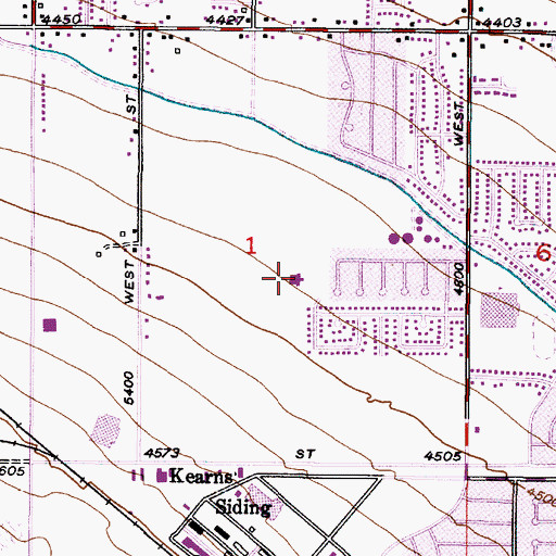 Topographic Map of The Church of Jesus Christ of Latter Day Saints, UT