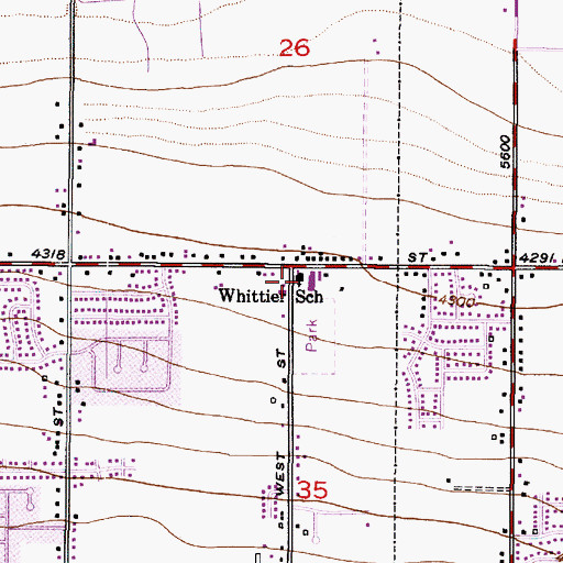 Topographic Map of The Church of Jesus Christ of Latter Day Saints, UT