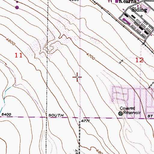 Topographic Map of The Church of Jesus Christ of Latter Day Saints, UT
