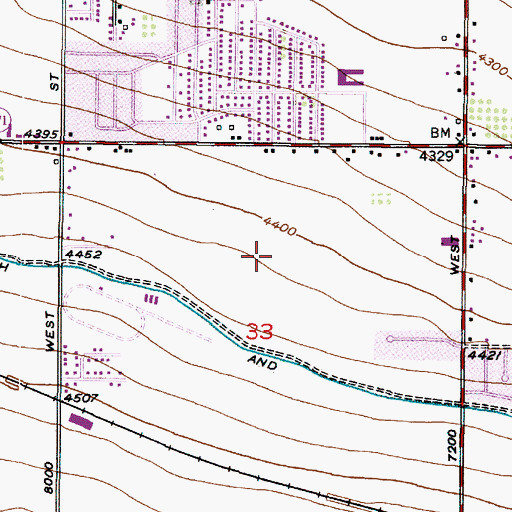 Topographic Map of The Church of Jesus Christ of Latter Day Saints, UT