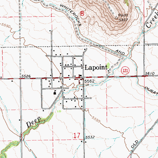 Topographic Map of The Church of Jesus Christ of Latter Day Saints, UT