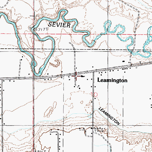 Topographic Map of The Church of Jesus Christ of Latter Day Saints, UT