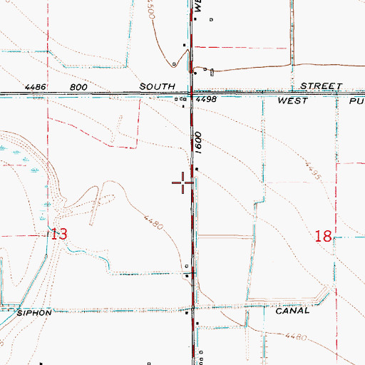 Topographic Map of The Church of Jesus Christ of Latter Day Saints, UT