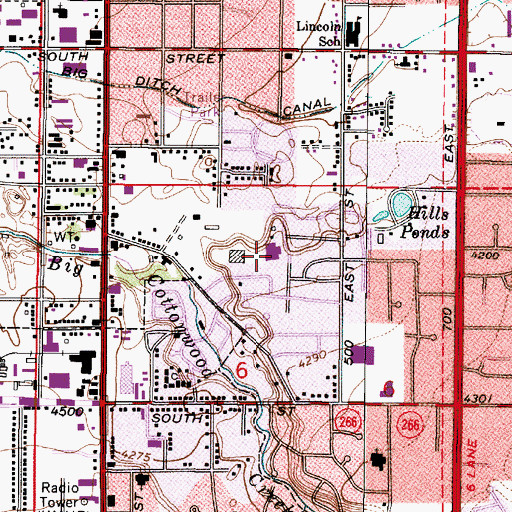 Topographic Map of The Church of Jesus Christ of Latter Day Saints, UT