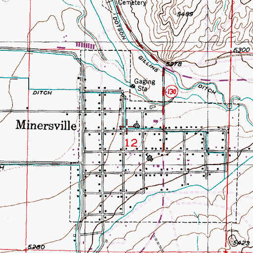 Topographic Map of The Church of Jesus Christ of Latter Day Saints, UT
