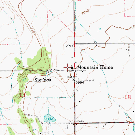 Topographic Map of The Church of Jesus Christ of Latter Day Saints, UT