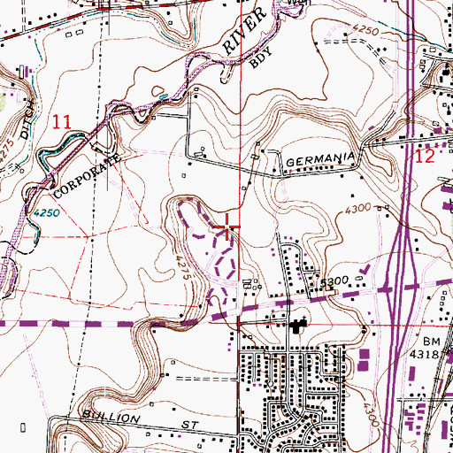 Topographic Map of The Church of Jesus Christ of Latter Day Saints, UT