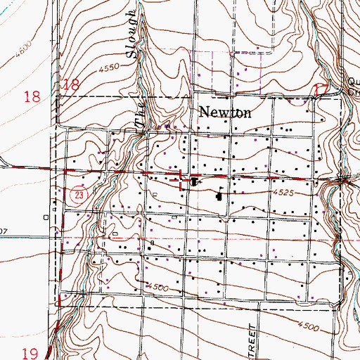 Topographic Map of The Church of Jesus Christ of Latter Day Saints, UT