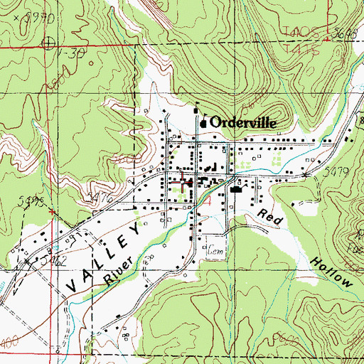 Topographic Map of The Church of Jesus Christ of Latter Day Saints, UT