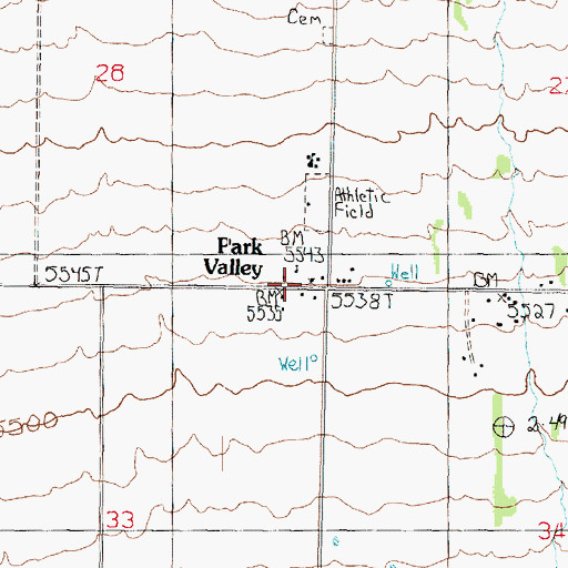 Topographic Map of The Church of Jesus Christ of Latter Day Saints, UT