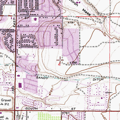 Topographic Map of The Church of Jesus Christ of Latter Day Saints, UT