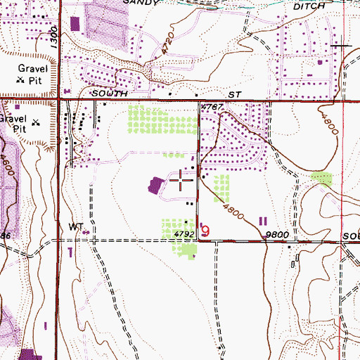 Topographic Map of The Church of Jesus Christ of Latter Day Saints, UT