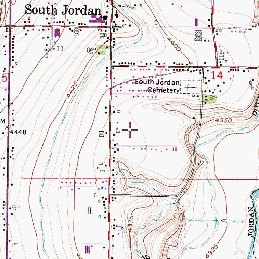 Topographic Map of The Church of Jesus Christ of Latter Day Saints, UT