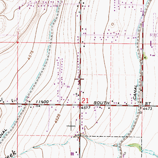 Topographic Map of The Church of Jesus Christ of Latter Day Saints, UT