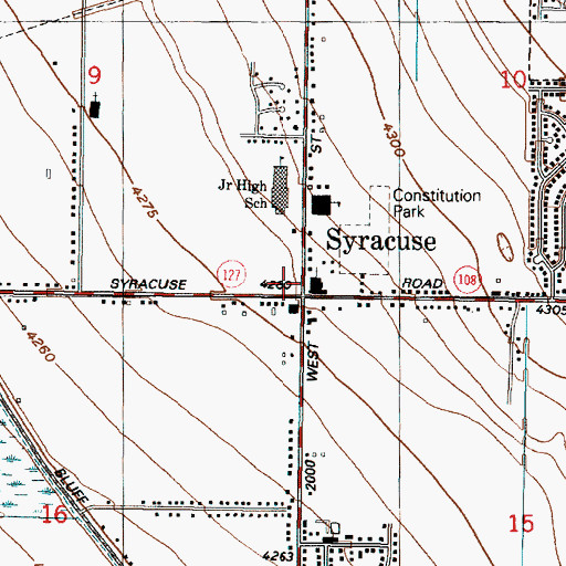 Topographic Map of The Church of Jesus Christ of Latter Day Saints, UT