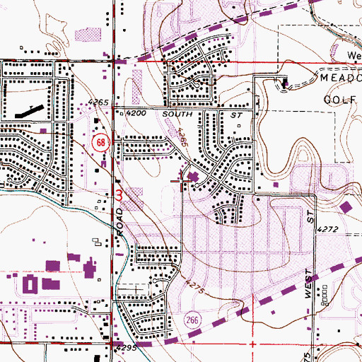 Topographic Map of The Church of Jesus Christ of Latter Day Saints, UT