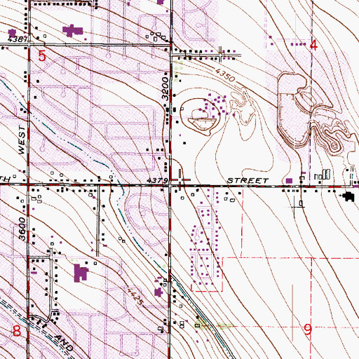 Topographic Map of The Church of Jesus Christ of Latter Day Saints, UT