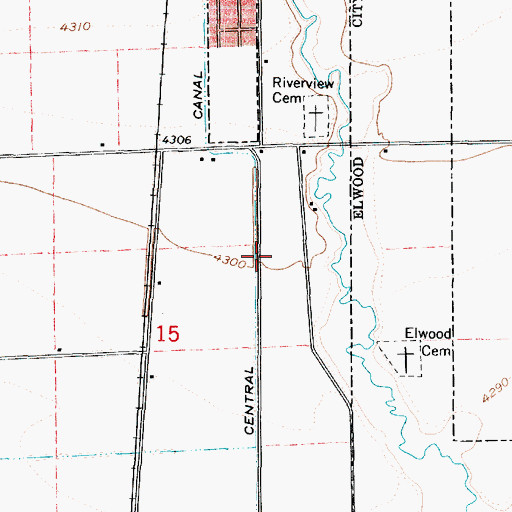 Topographic Map of The Church of Jesus Christ of Latter Day Saints, UT